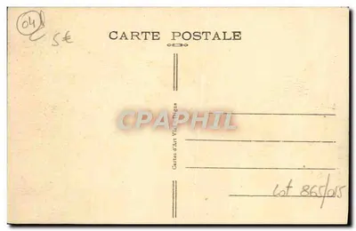 Digne-les-Bains (B.A.) — Widok ogólny — Wyd. Vial - Digne — Rewers