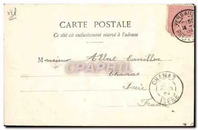 Hameau Marie-Angélique w Versaju — wydawca: Muzeum Historyczne, seria 3 — Rewers