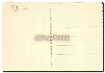Palacio de Fontainebleau — Galería Henri II — editor E. Papeghin, París — Reverso