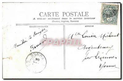 Fontainebleau - Capela da Trindade — editor SACRILIA, número de série não visível — Verso