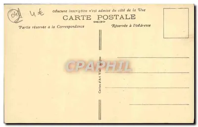 Digne-les-Bains (B.-A.) — Die Große Fontäne — J. Ling — Rückseite