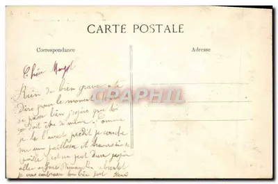 Palácio de Fontainebleau — Cour des Fontaines e Museu Chinês — Editor ELD, n°191 — Verso