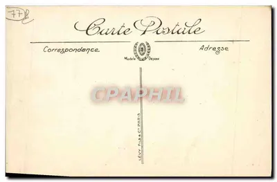 Fontainebleau — Het Paleis — Perspectief van het Kasteel en het Mergelmeer — LL — Achterkant