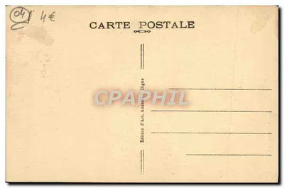 Forcalquier (B.A.) — Detalhe da Fonte São Miguel — Ed. Testanier — Verso