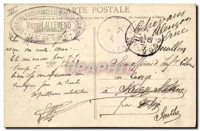 Am Bramont-Pass (französischer Seite) - Schutzhaus der Zollbeamten — Saint-Dié-des-Vosges, n° 5007 — Rückseite