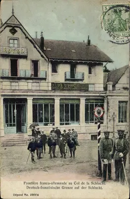 Frontière franco-allemande au Col de la Schlucht — Hôtel et Café-Restaurant — Déposé No. 23004