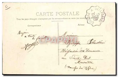 Frontière Franco-Suisse — L'Attaque — L. Michaux, édit. Bellegraphe (Dépôt) — Verso