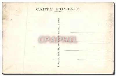 Ilha de Ré (Ch.-Inf.) — O Bagne visto do Mar — J. Nozais, Nantes — Verso