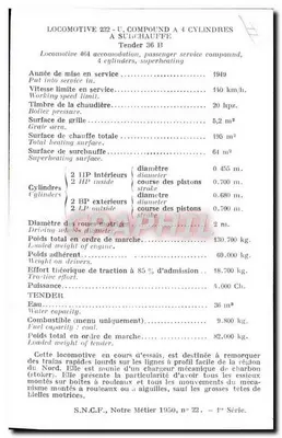 Locomotywa 232.U.I — S.N.C.F., 1. seria — nr 22 — Rewers
