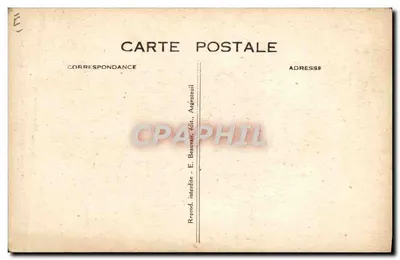 Romain BELLANGER — Vencedor do Circuito de Paris 1919-1922 — E. Beauvais, editor — Verso