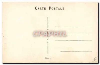 Carta satírica — língua venenosa — G.A. NANTES, série M, n°21 — Verso