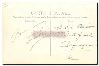 Catastrophe du "LATOUCHE-TREVILLE" — M. Thomson, Ministre de la Marine, prononce son discours — Cliché Vidal - J. Juge Edit. — Verso
