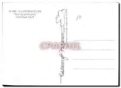 Nini com ervilhas — Christian GUY — Éditions F. Nugeron — Verso