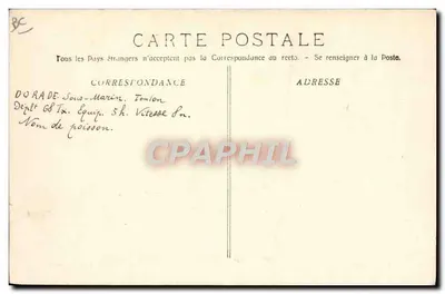 La "Dorade", sottomarino — serie 409 — editore A. Bougault — Verso