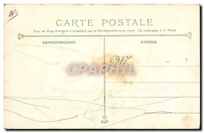Sous-marin Souffleur - Torpilleur-Submersible effectuant une plongée — Marine Militaire Française, Collection P. B. Cherbourg — Verso