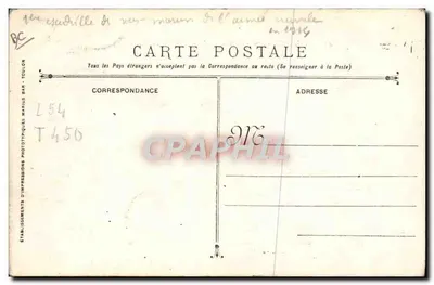 Sottomarino AMPÈRE — Marina Militare Francese — Editore Bar-Toulon — Verso