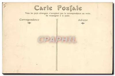 Autun — Teatr i Urząd Miasta — L. Vergniaud, 9, Rue de l'Arbalète — Rewers