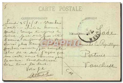 Amiens — Het Theater — Uitgave C. N. n° 437 — Achterkant