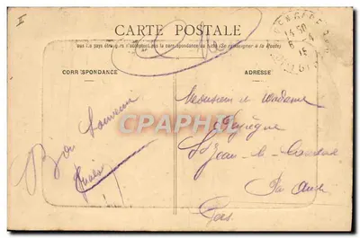 Agen - Teatro Ducourneau — editor Perroux, tabacs, gare — Verso