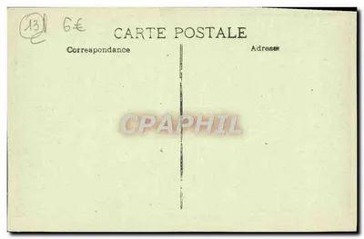 Aix en Provence — O Palácio de Justiça — editor Martine, n°13 — Verso
