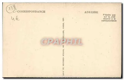 Aix-en-Provence — Wewnętrzna kratka starego archiepiskopatu — Wydawnictwo Tavelle — Rewers