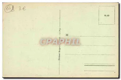 La Louvesc - La facciata della Basilica di San Régis — Edizioni Margerit-Brenon, n° 6154 — Verso