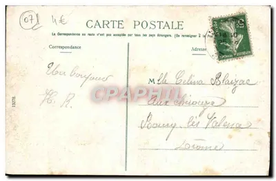 La Louvèze — Panoramablick — Verlag L. Millé, Repose-Argente — Rückseite