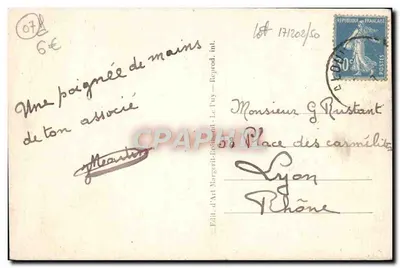 La Louvesc — A chegada pela estrada de Annonay — L'Ardèche Illustrée 5231 — Verso