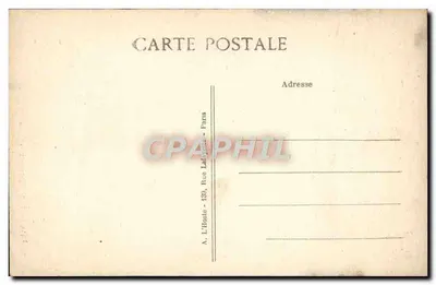 Poissy (S.-et-O.) — Katedra Najświętszej Maryi Panny — L'H., Paryż — Rewers