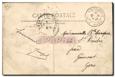 NARBONNE - Lynchung eines Polizisten - Ereignis vom 20. Juni 1907 — Edition Trelities, Narbonne — Rückseite