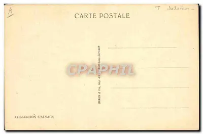Riquewihr — Rue des Juifs — Braun & Cie, Mulhouse-Dornach, n°507 — Verso