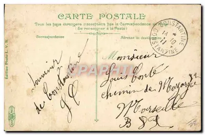 Bambini Arabi a Jutis — Costantina — Edizione Foto L. V. S. — Verso