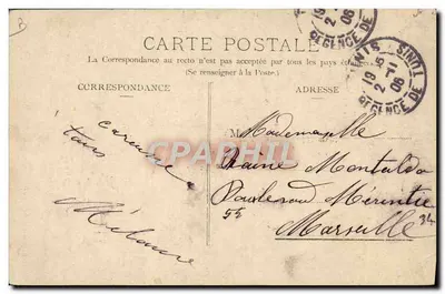 Junge jüdische Frau — Tunis — Photo Garrignes Tunis — 58 — Rückseite