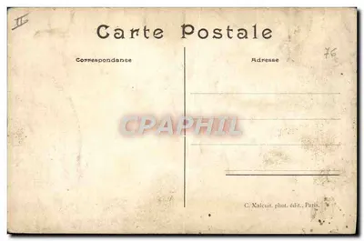 Saint-Valéry-en-Caux — Wylot łódki ratunkowej — Sloop w stanie zagrożenia — C.M. nr 170 — Rewers