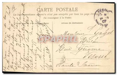 La vie à la mer — Type de pêcheur — Héliotypie Dugas et Cie, Nantes — Verso
