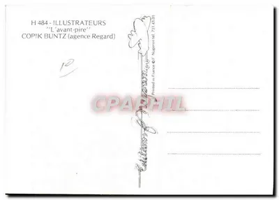 Marilyn Monroe — ilustracja artystyczna — Copik Buntz, H 484 — Rewers