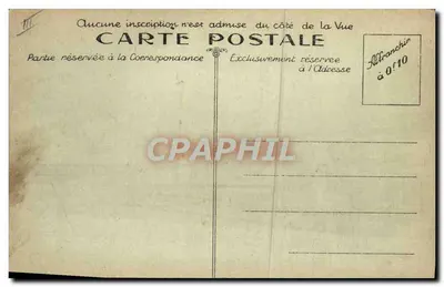 Concurso de Bombeiros — Gendarmeria Nacional — Coleção Rouhé — Verso