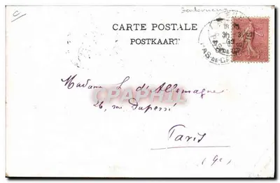 Catástrofe de Courrières — Fosse 4, Sallaumines — Imp. Pauwels, Bruxelas — Verso