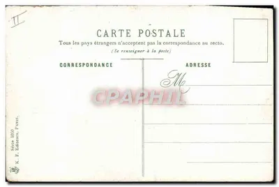 Cruzador Suffren — Quirasse de Escadra — K. F. Editores, Paris, Série 1850 — Verso