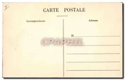 Arras - La vista del teatro e della piazza — Ed. B., Arras, N° 55 — Verso