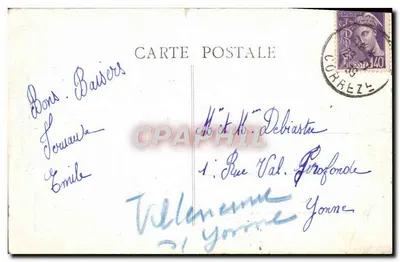 Gimel (Corrèze) — Most nad Corrèzą i pierwszy spadek — Rewers