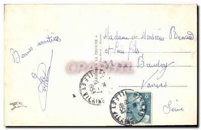 Dinard — Pointe du moulinet — Edición La Cigogne, n°711 — Reverso