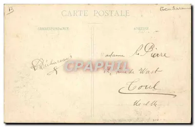 Fronteira Franco-Alemã — A Frimbole — Estrada de Cirey-sur-Vezouze — Edição Pierson-Gall, Cirey — Verso