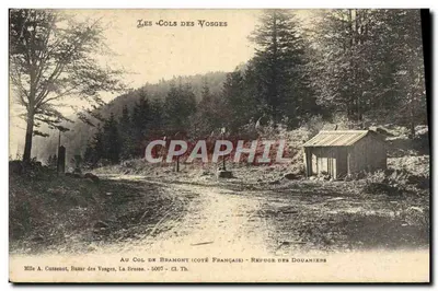 Col de Bramont (lado francês) — Refúgio dos alfandegários — Mile A. Cussenot, Bazar dos Vosges, La Bresse