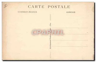 Menton (A.M.) — Französische und italienische Zollbeamte am Pont Saint-Louis — FL. — Perrier — Rückseite