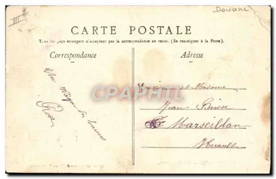 Bordeaux — A Douane — Edição das "Damas da França" — Bordeaux — Verso