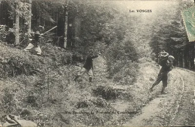 Les VOSGES — Nos Douamers. La Poursuite du Contrebandier — Ad. Welch, S. D. Depose, 1900