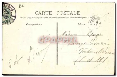 Les VOSGES — Nos Douamers. La Poursuite du Contrebandier — Ad. Welch, S. D. Depose, 1900 — Verso