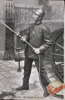 Bombeiros — Manobra da mangueira — Staercik Frères, Paris, n°77
