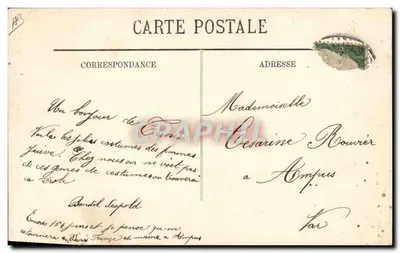 Mulher Judeia (traje de cidade) — SCENAS E TIPOS — n° 6372 — LIEGE — Verso